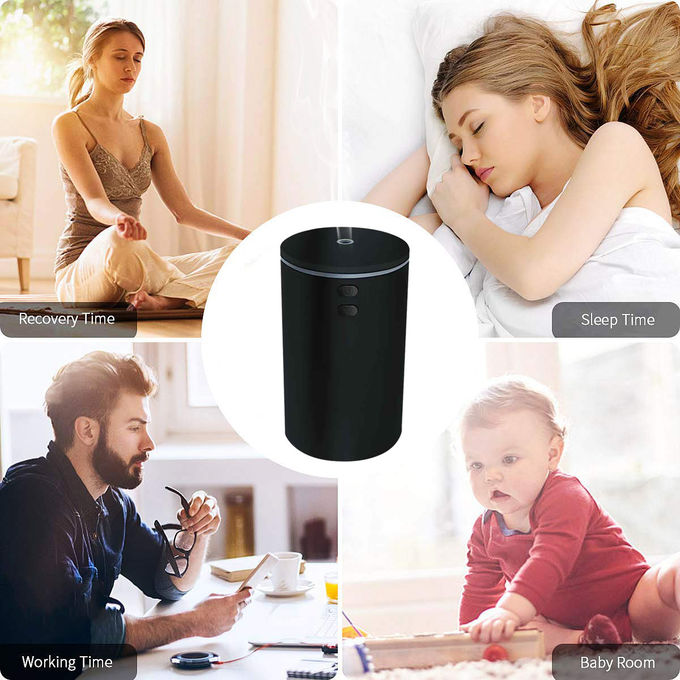 Mini 100ML USB Wood Grain Aromatherapy Diffuser Waterless Auto Shut-off Cool Mist Humidifier For Car