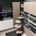 Professional Hotel Kitchen Cabinet Wooden Lacquer Kitchen Cabinet