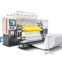 Buy cheap Excellent Computerized Rotary Hook Quilting Embroidery Machine Making Textile Leather Seat Cover product