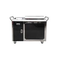 Buy cheap GREENARK TO29 Stainless Steel Mobile Teppanyaki Grill Table Electromagnetic product