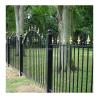 Buy cheap 6ft x 8ft Ornamental Garden Black Iron Steel Fence Top Choice for America Main Market from wholesalers