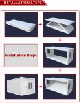 Large Flat Pack Folding Container 40ft Luxury Modular Mobile Prefabricated House