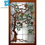 Architectural Church Stained Glass Customized size Patterned Window Glass 5mm