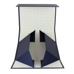 Buy cheap Blue foldable Rigid Cosmetic Box For Beautiful Makeup Packaging from wholesalers