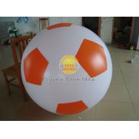 Buy cheap Durable 0.18mm PVC Sports Football Balloons with No Printing for Entertainment product