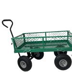 17KGS Capacity Steel Mesh Garden Cart Rust Prevention Long Lasting For Warehouse