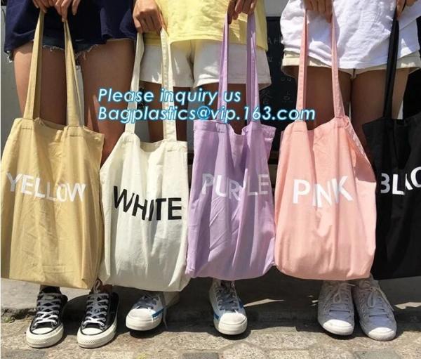 Buy cheap Handed long handle heavy duty cotton canvas tote bag,eco-friendly fashion custom logo market duffle white organic cotton from wholesalers