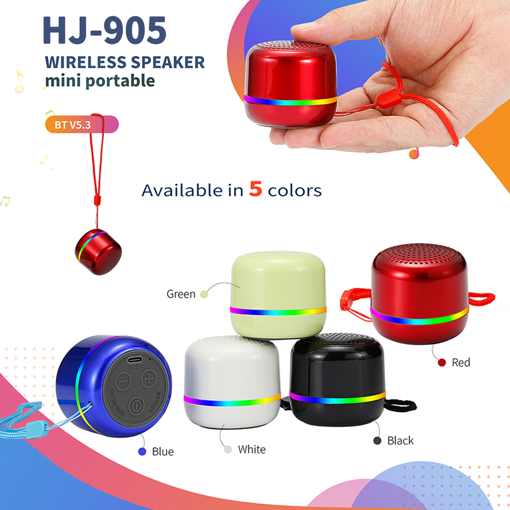 3W 500mah Small Size Outdoor Home Wireless Portable Music Box Mini Blue Tooth Speakers
