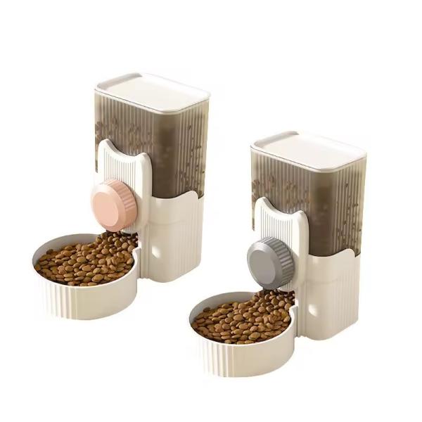 Buy cheap Automatic Pet Cage Hanging Water Dispenser Feeder Double Bowl For Cat And Dog from wholesalers
