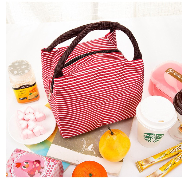 Travel Zipper dirtproof Oxford Thermal Grocery Tote