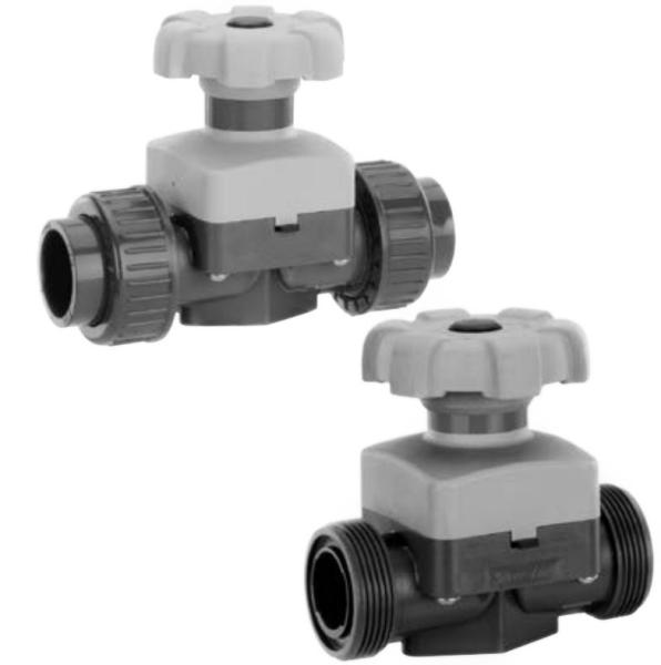 Industrial Nontoxic UPVC Diaphragm Valve , Manual Pressure Relief Valve For PVC