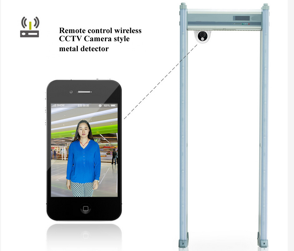 Touch Screen Walk Through Metal Detector Door Frame For Defender / Public / Archway Security