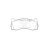Buy cheap Mercedes benz C63 AMG 2016 Ceramic Brake Pad D1873 , 000 420 47 00 from wholesalers