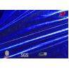 Buy cheap 250gsm Ks Royal Blue Stretch Velvet Fabric , Stretch Velvet Material 75D+40D from wholesalers