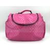 Buy cheap Pink Satin Quilted Tote Diaper Bags With Strap Easy Carry Big Capacity from wholesalers