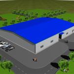 Large Space Pre Engineered Aircraft Hangars , Steel Hangars Garages