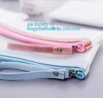 Translucent Zipper Lock TPU Pencil Bag / Pencil Case, vinyl TPU pencil case bag