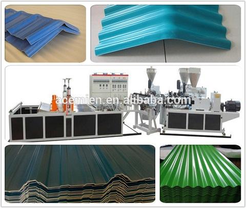 Buy cheap good qualtiy plastic corrgulated roof tile making machine selling from wholesalers