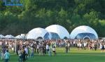 White Large Geodesic Dome Tent Dia 15m 20m 30m For Big Party