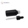 Buy cheap Black Glass Essential Oil Frosted Dropper Bottles Leak Proof from wholesalers
