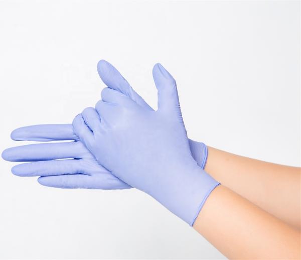 Buy cheap Anti Bacterial Powder Free Disposable Factory Outlet Wholesale Nitrile Gloves Clean Waterproof Medical Grade Gloves from wholesalers