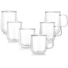 Buy cheap Amazon top seller High quality Borsilicate double wall Heat Resistant Hot Coffee Glss Double Wall Glass Cup from wholesalers