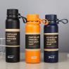 Buy cheap Custom Double Wall Vacuum Stainless Steel Water Bottle Tumbler With Lids Featuring Logo Design from wholesalers