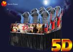 Wind Fog Smell Virtual Reality 5 D Movie Theater / 5D Sinema With 100pics Films