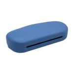 63g Custom Glasses Cases Clamshell Hard Blue Plastic Printed