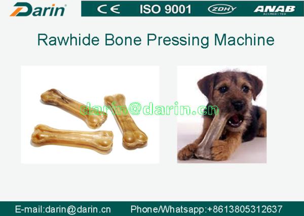 Quality Pet Rawhide Dental Care Snacks Making Machine / pet food processing line for sale