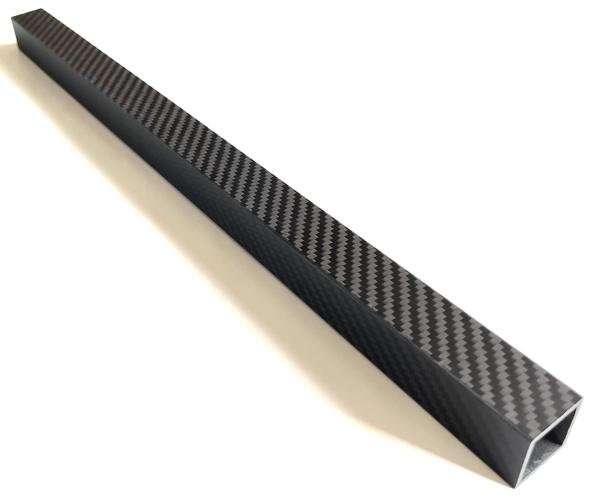 Buy cheap Square Carbon Fiber Tube 25x25x420MM,2.0MM Wall Thickness,12/16/20MM Available,3K Roll Wrapped Twill Matte Finish from wholesalers