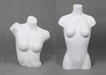 Glossy Female Upper Boday Shop Display Mannequin 100% FRP Unbreakable