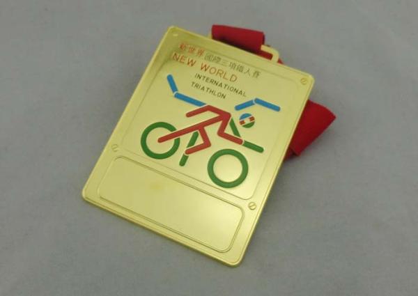 Buy cheap Customized Neck Ribbon Medals Brass Plating For Kids from wholesalers