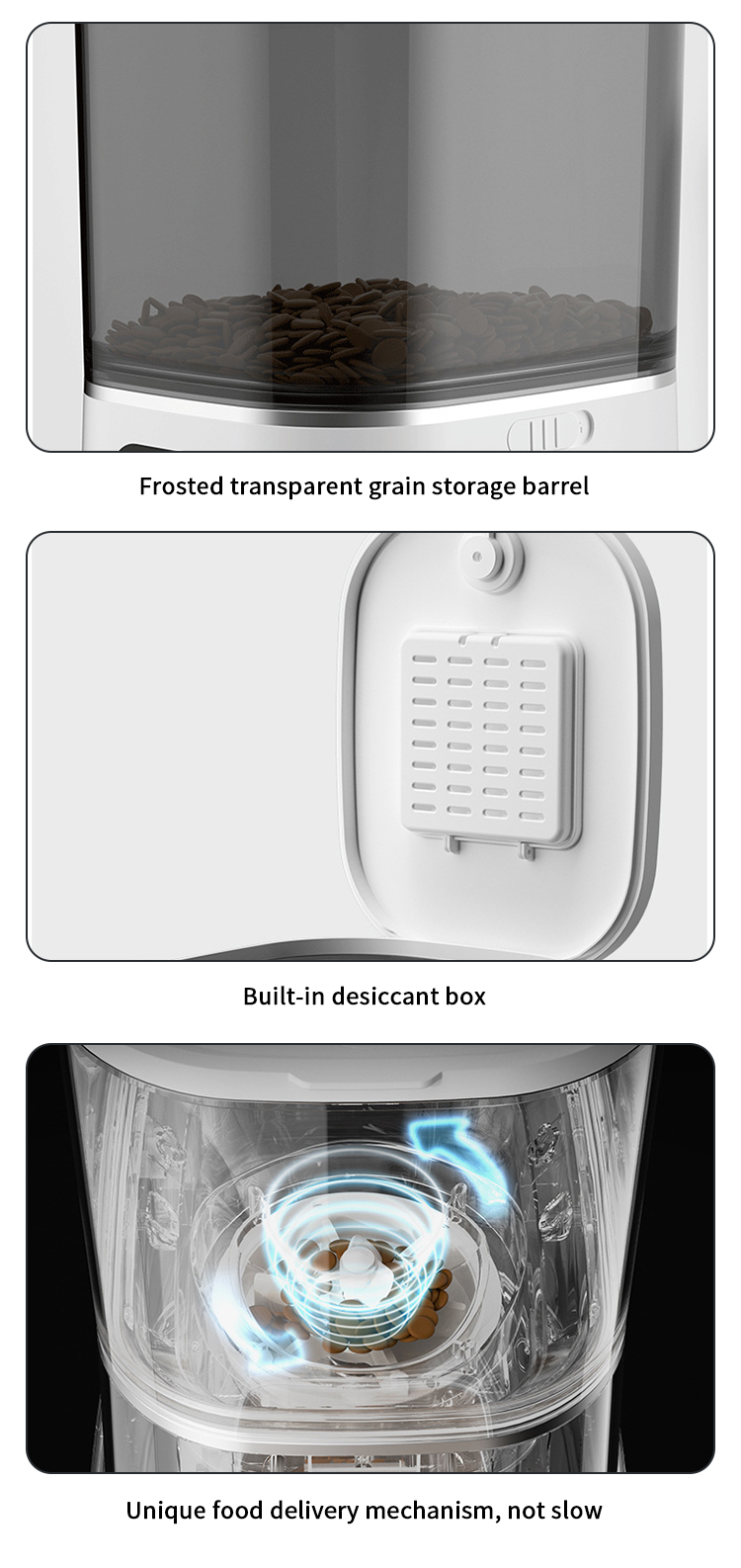 6L Pet Smart Automatic Cat Feeder And Water 240V Smart Dog Food Dispenser