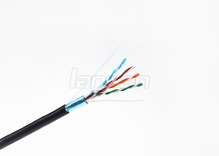 Waterproof FTP Ethernet HDPE 24AWG PE CAT5e Lan Cable
