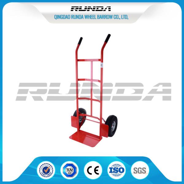 Buy cheap Double Pneumatic Wheel Heavy Duty Hand Cart 130kg Max Payload Pneumatic Tyres from wholesalers