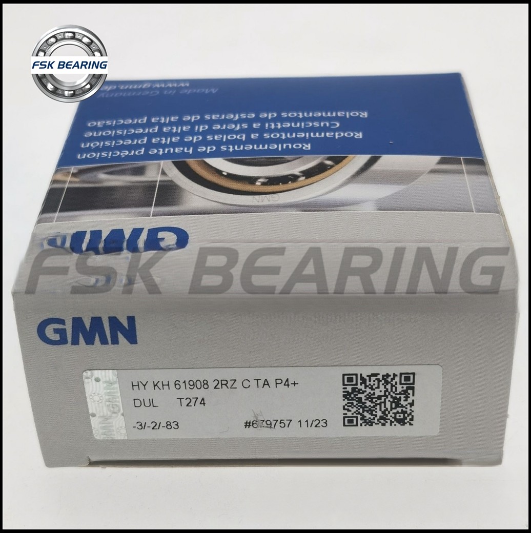 High Precision HYKH61908 2RZ C TA P4+DUL T274 Angular Contact Ceramics Ball Bearing Long Life