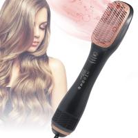 Buy cheap 110V AC Dryer Styler Hot Air Comb , 60Hz Electric Heated Hair Brush product