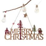 Customized Christmas tree hangings Wooden Christmas decorations Home party