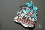 Great Cow Runsports Award Medals Soft Enamel And Glitter Colors With Ribbon