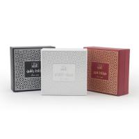 Buy cheap Beautiful Gift Perfume Paper Box Packaging With Hot Stamping , White Black Red product