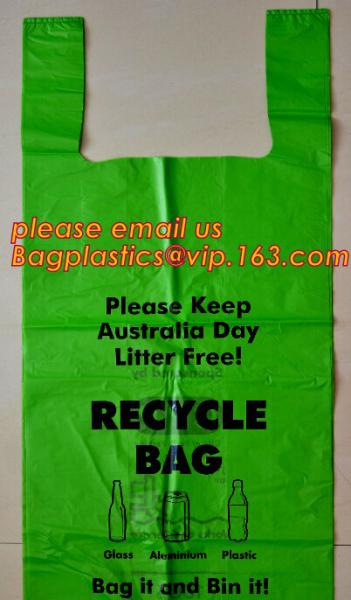 Buy cheap 100% Enviroment PLA Bio Corn Starch Plastic Grocery Carry Packaging Manufacturer Compostable Shopping Bags from wholesalers