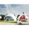 Buy cheap PVC Coated Large Commercial Dome Tent With Transparency White Color Dome style tent from wholesalers