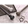 Buy cheap 0.5mm Thickness 28mm Plastic Shower Curtain Rings Black Color from wholesalers