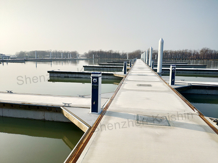 Aluminum Alloy Water Power Pedestal Stainless Steel Water Power Pedestal Dock Power Water Pedestal For Yacht