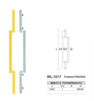 Golden SUS304 stainless steel interior glass door handle direct sell from