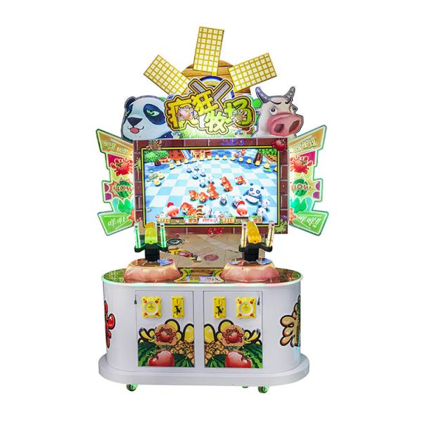 Buy cheap Crazy Pasture Coin Op Video Games , Shooting Gun Two Player Arcade Machine from wholesalers