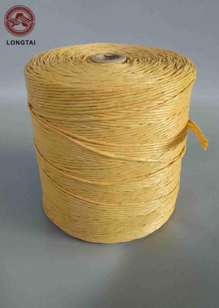 Yellow Color PP Cable Filler Material Yarn Per Meter 33-36 Twisted Environmental