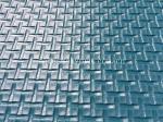 Blue Conveyor Roll Cross Pattern PVC Conveyor Belt Matt Chemical Resistance