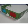 Buy cheap Red And Cyan Anaglyph 3D Glasses from wholesalers